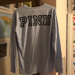 PINK Sky Blue Long Sleeve